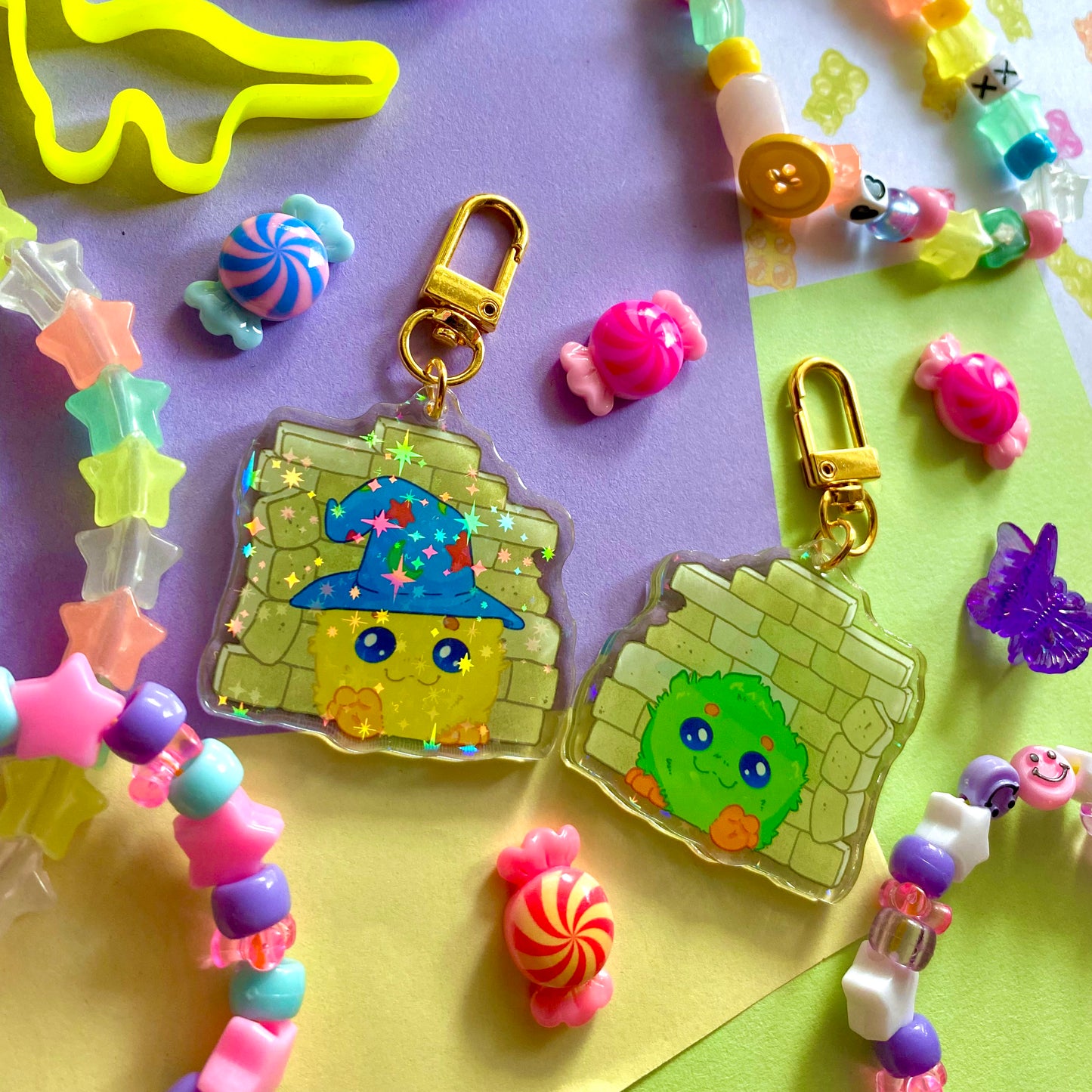 wizard jub keychain