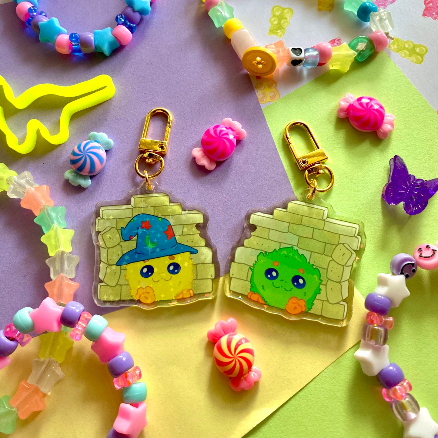 wizard jub keychain