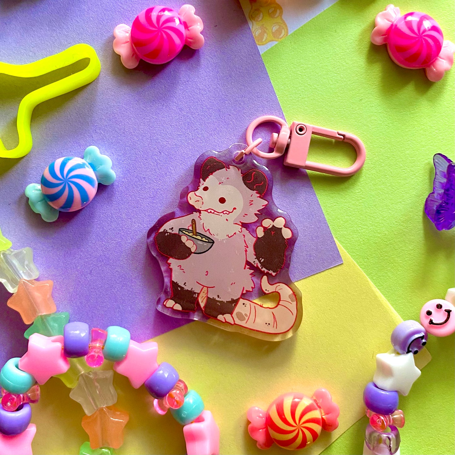 chef possum keychain