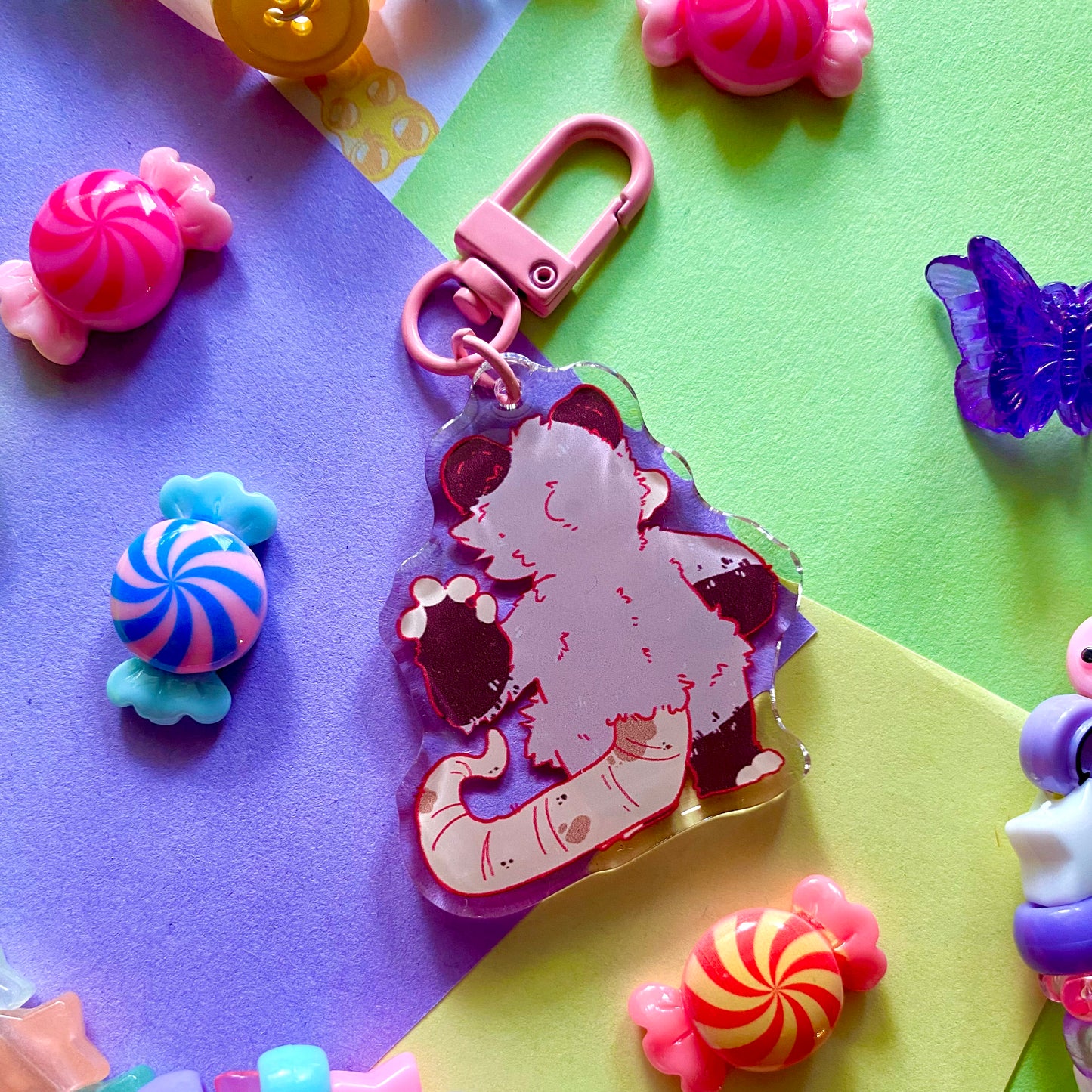 chef possum keychain
