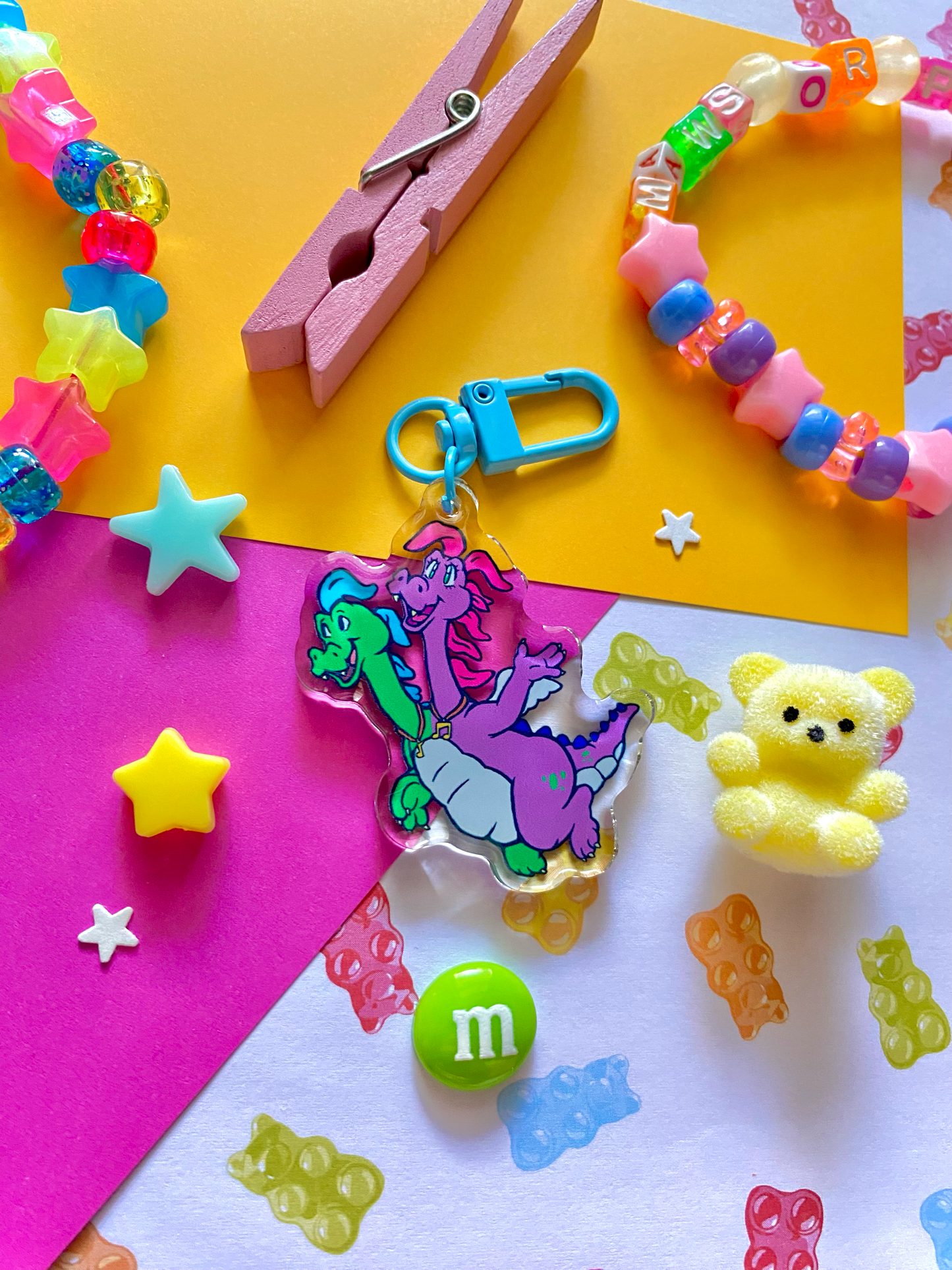 zak and wheezie keychain