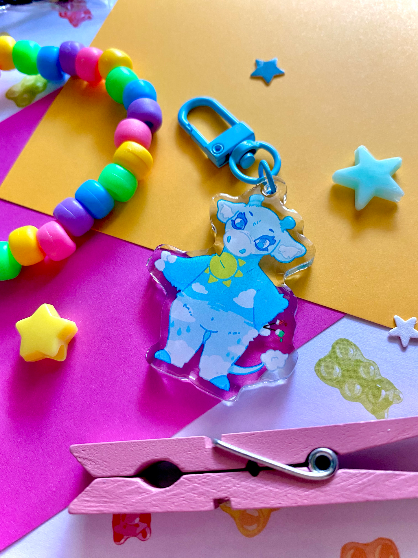 charmy the giraffe keychain