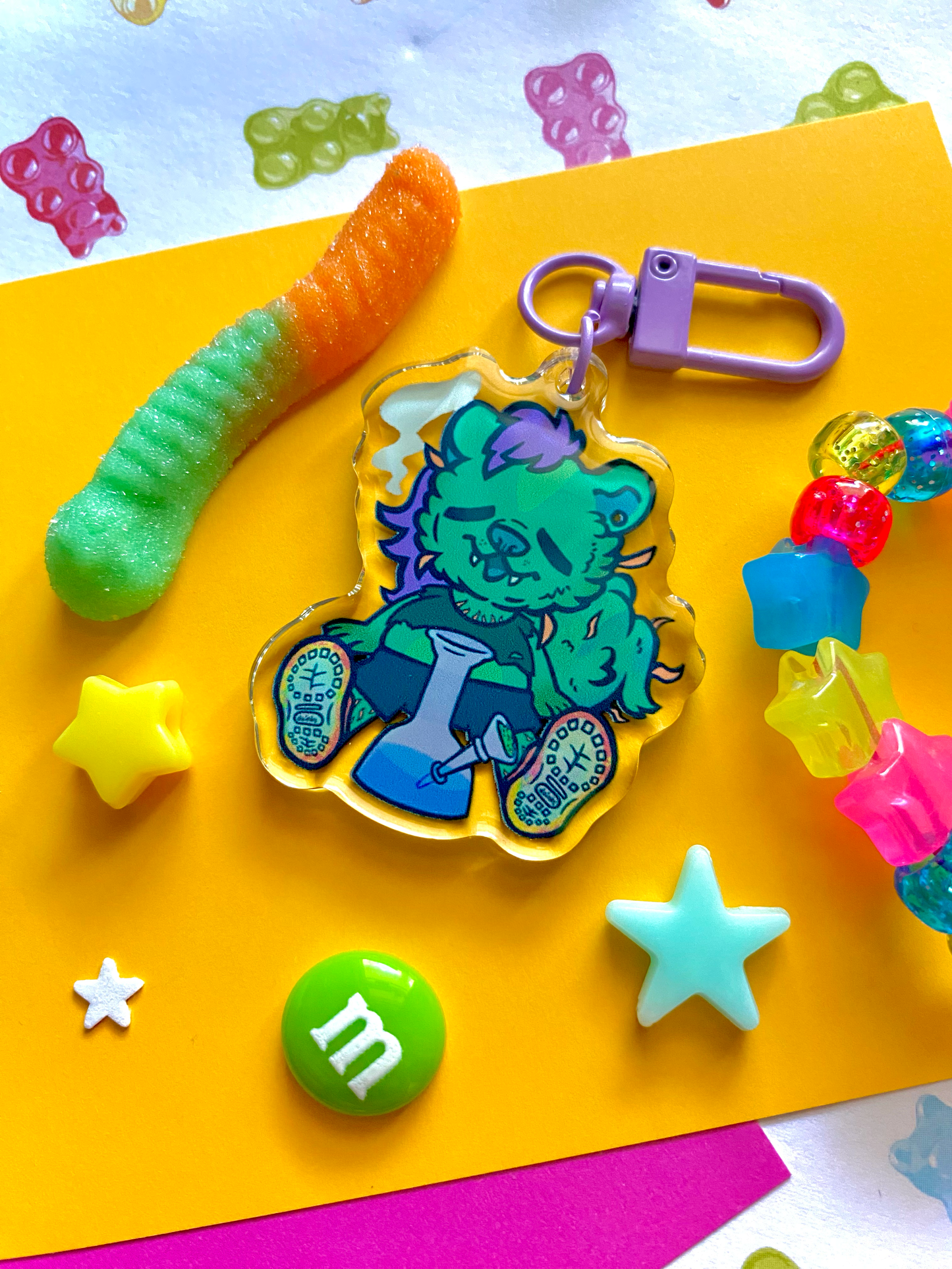 doinkz the skunk keychain