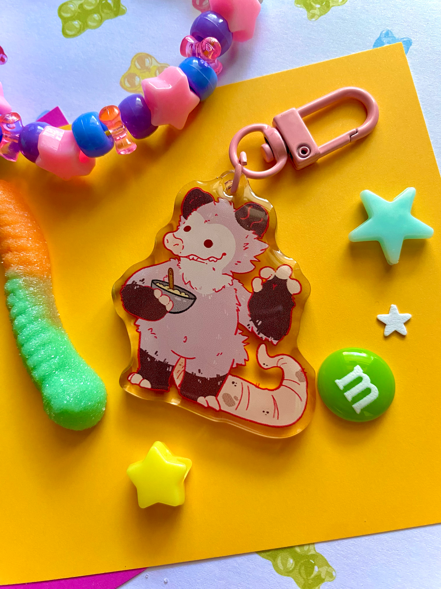 chef possum keychain