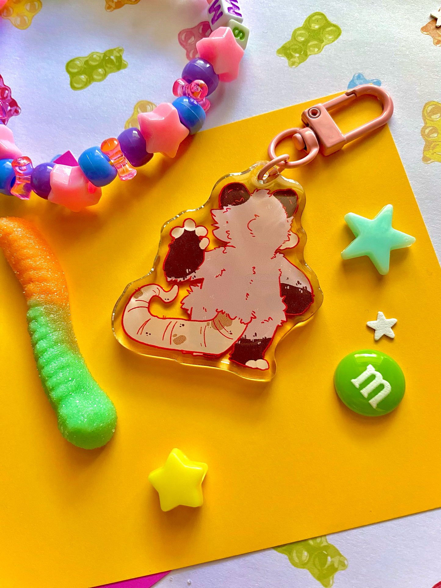 chef possum keychain
