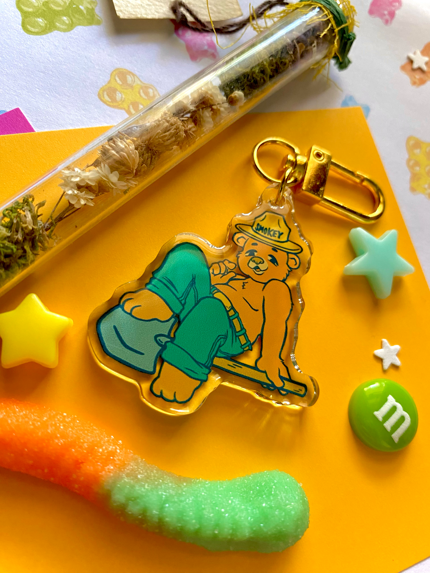 smokin' keychain