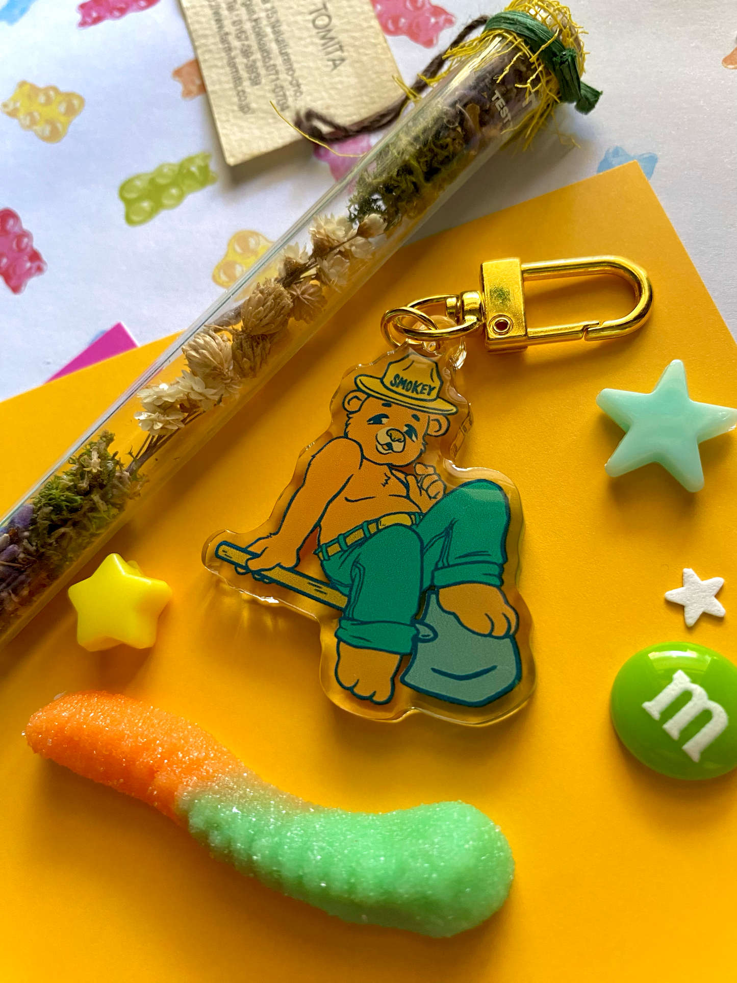 smokin' keychain