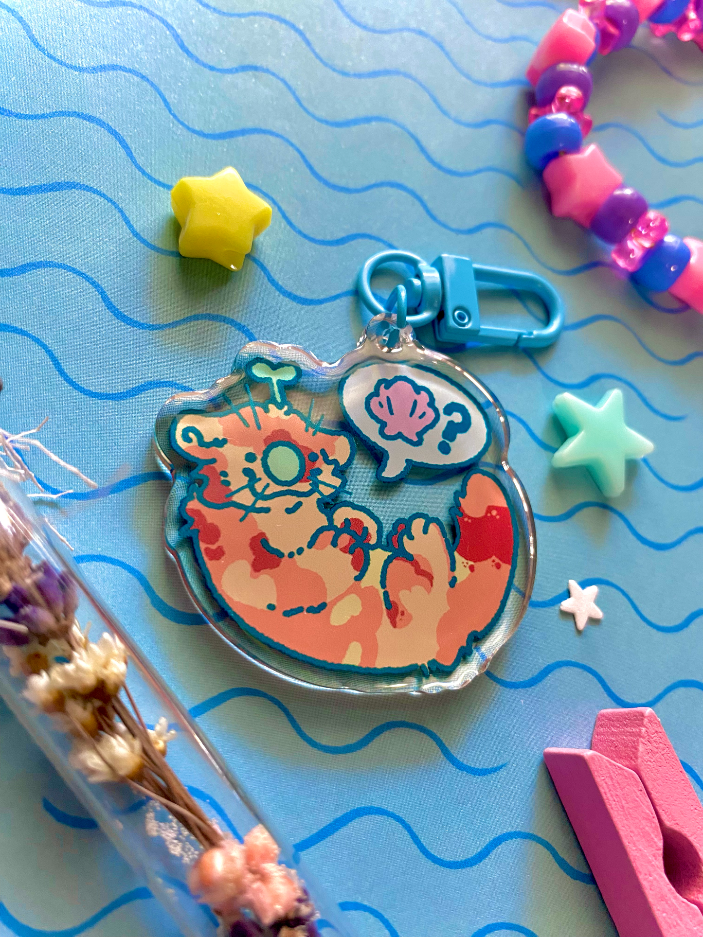 tofu keychain