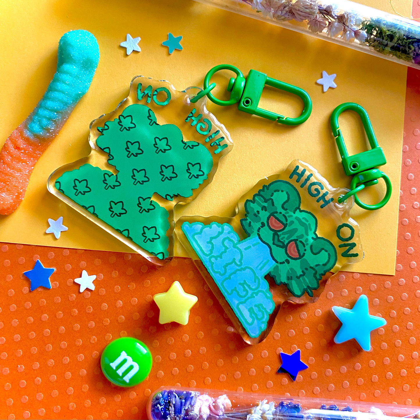 high on life keychain