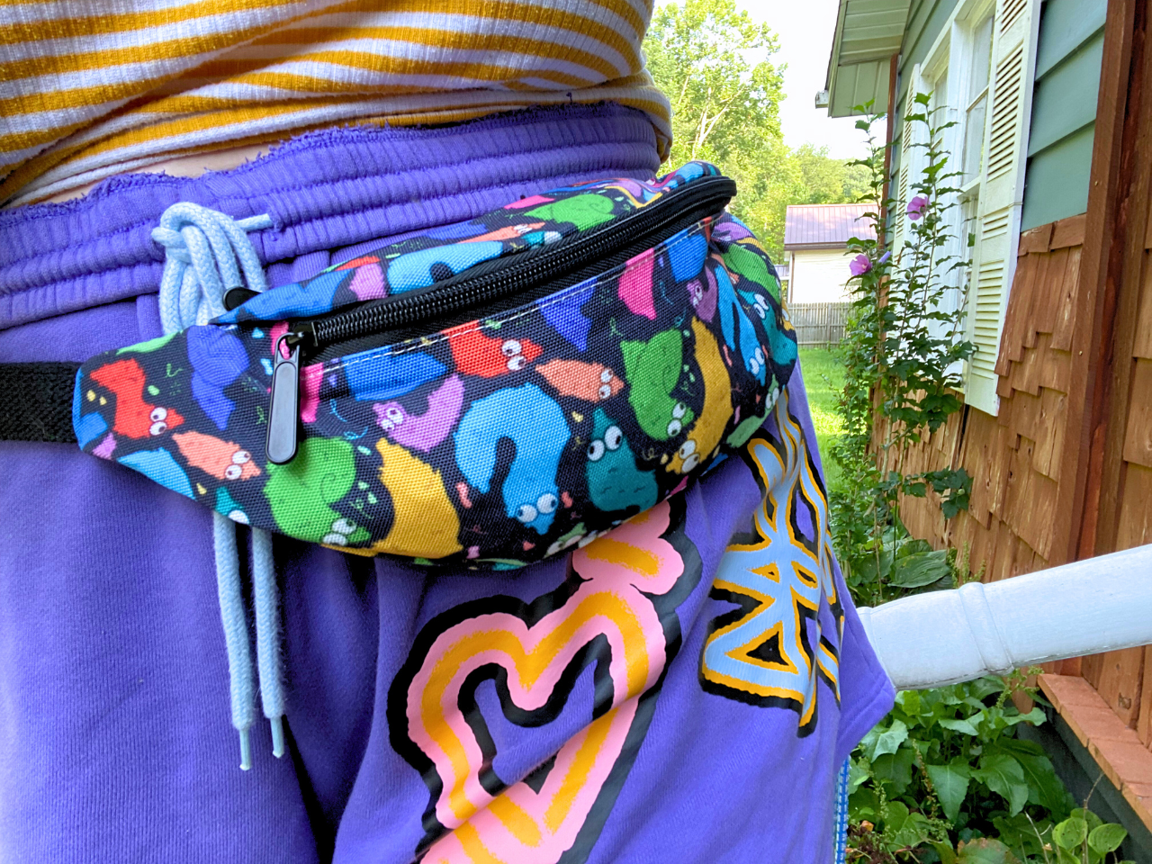 worm fanny pack