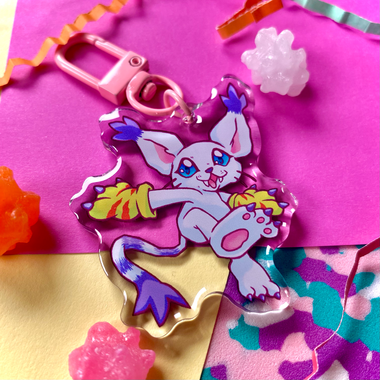 gato keychain