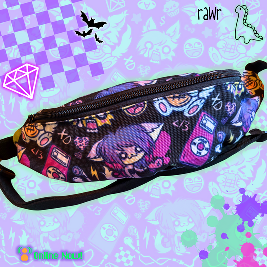 scene kid fanny pack