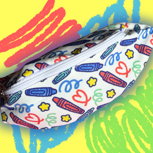 crayon fanny pack