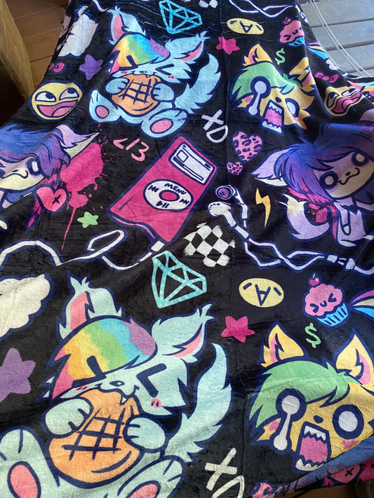 scene kid blanket