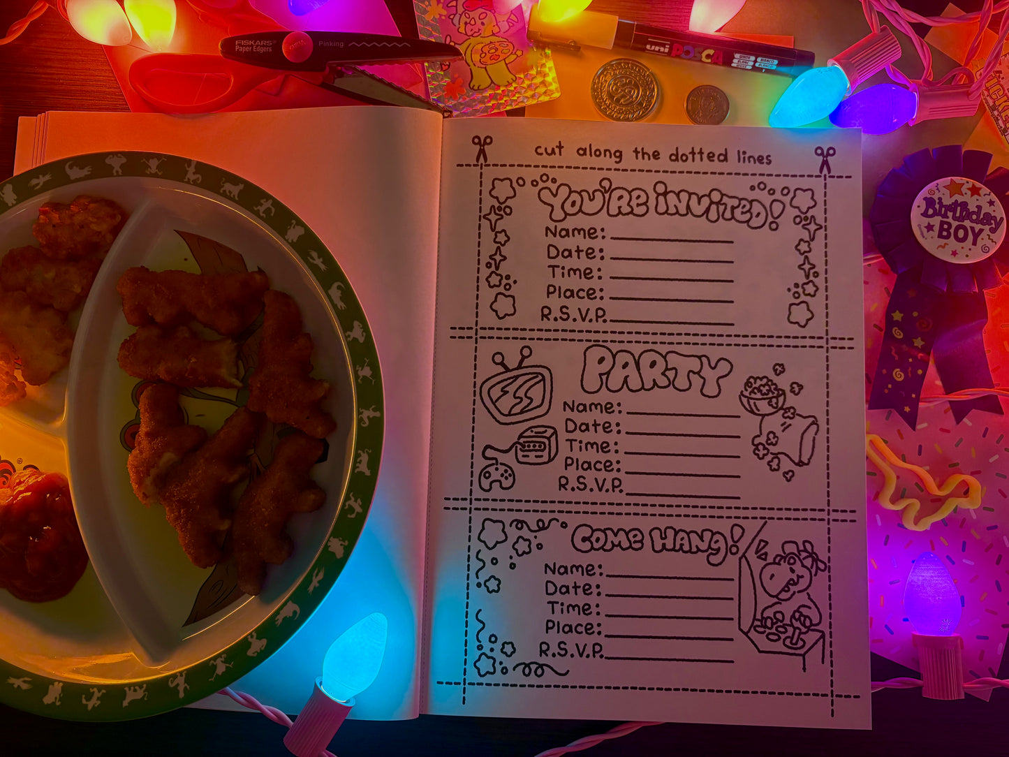 Rawrcade Coloring Book