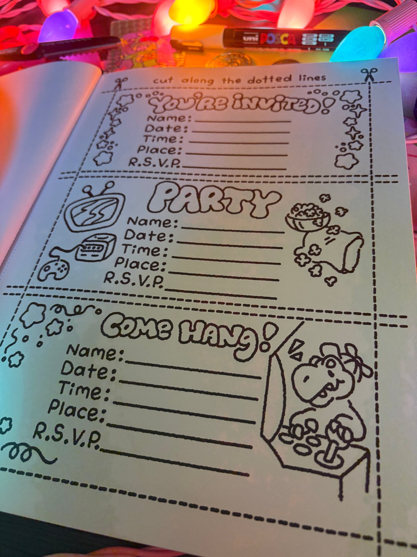 Rawrcade Coloring Book