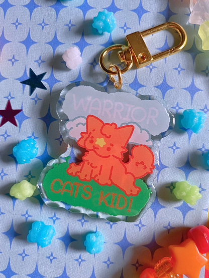 warrior cats keychain