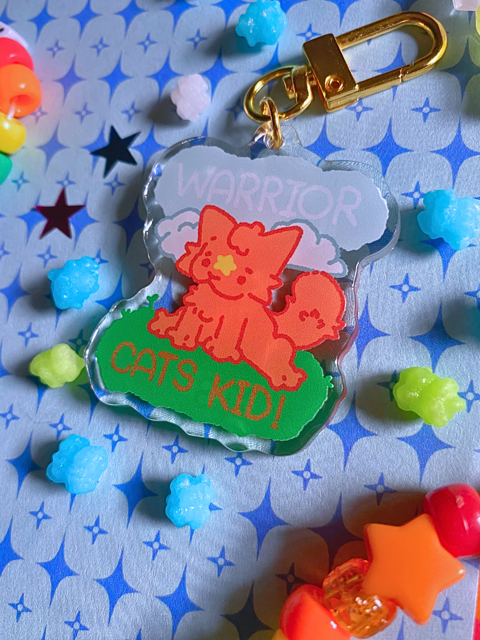 warrior cats keychain