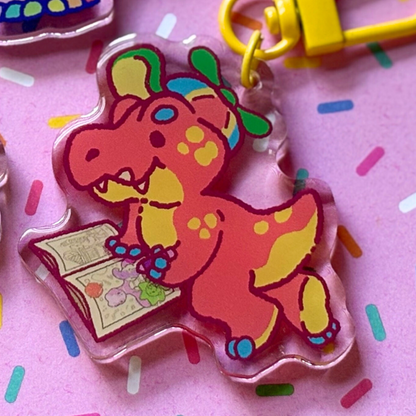timmy t rex keychain