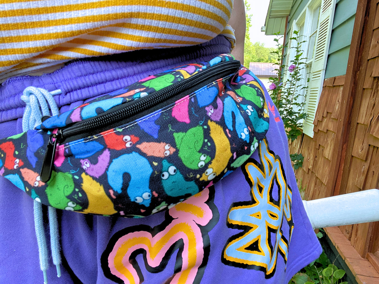 worm fanny pack