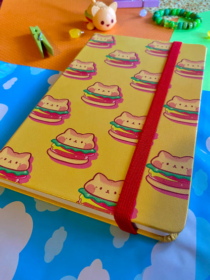 cat burger bullet journal