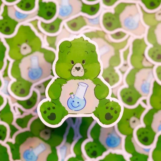 bong bear sticker